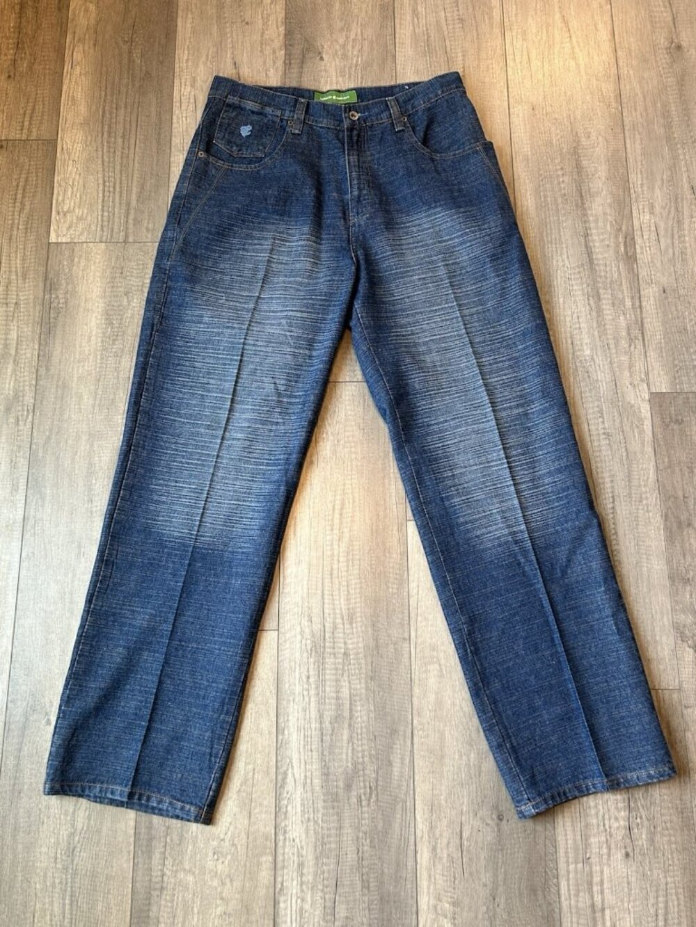 RocaWear Blue Jeans Size 34 Loose Fit Medium Wash Relaxed Fit Blue Jeans Y2K - Picture 6 of 16